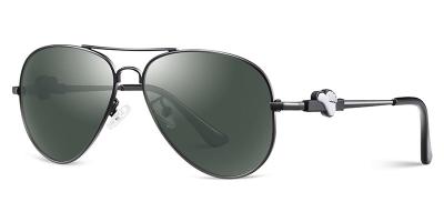 China Kids Polarised Glass Sunglasses , TAC Polarized Sunglasses Metal Frame for sale