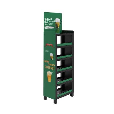 China PP Advertising New Promotional Custom Supermarket Rack Plastic Retail Store Display Rack for sale