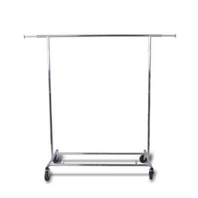 China (Other) Adjustable Portable Fordable Garment Drying Metal Hanging Clothes Rack for sale