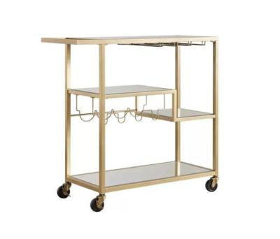 China Wholesale High Quality Multi Functional Factory Coffee Dining Serving Carts Carts for sale