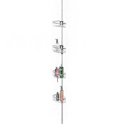 China Wall-mounted type Four-layer extendablepole aluminum trolley for sale