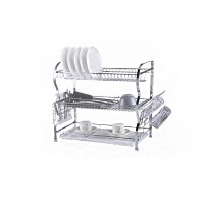 China Sustainable Practical Family Three-Layer Steel Plate Drying Rack for sale