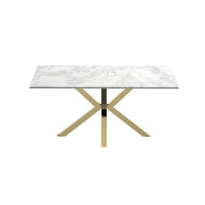 China Eco-friendly Italy wholesale white marble dining+tables 12 seats for sale