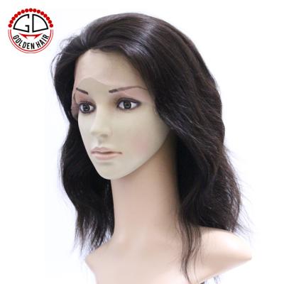 China Bleached Knots Best Selling High Quality Lace Front Short Bob Virgin Hair Wig for sale