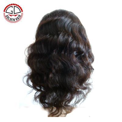 China Bleached Knots Hair 5A Golden Charm Loose Wavy Natural Hair Wig For Women for sale