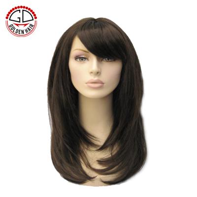 China High Quality Kosher Wig Knots Bleached Hair 100% Jewish Wigs for sale