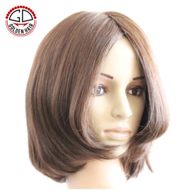 China High Quality And Low Price Russian Hair Bleached Knots Kosher Jewish Wig for sale