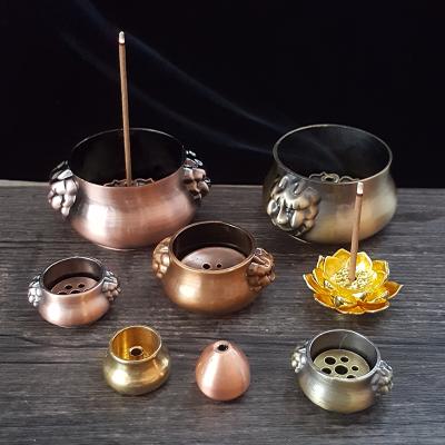 China New Design Chinese Portable Censer Censer Incense Holder Incense Holder Metal Zinc Alloy Smart Stick for sale