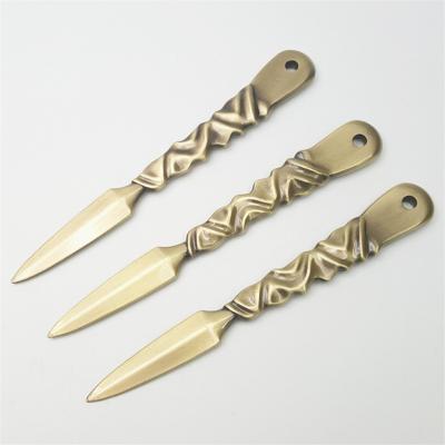 China Fashionable New Design Zinc Alloy Custom Handmade Knife Cut Tea Sets Tea Knife for sale