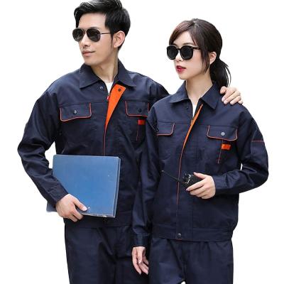 China Wear Resistant Long Sleeve Work Clothes Overall Workshop Clothing Factory Uniforms Mechanic Service Workwear Insurance Customize Customers' Logo for sale