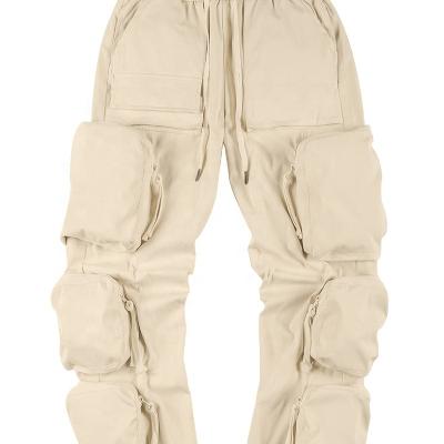 China Anti-Wrinkle Mens Trousers Pants And Sweatpants With Multi-pocket Customized 100% Polyester Street for sale