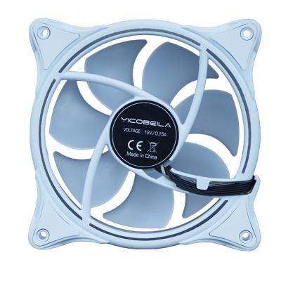 China Factory Outlet 12v 6pin 15 Led Light Rgb Gaming Pc Computer Fan Led Multi-colors 120mm Cpu Cooler Fan Rgb Computer Fan for sale