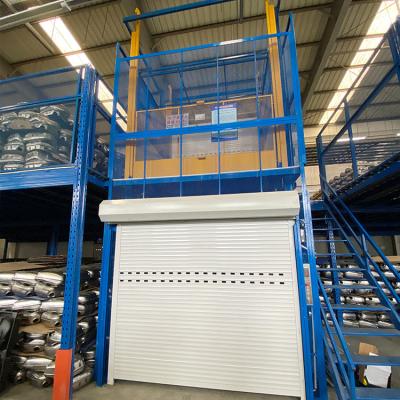 China 2 Ton Freight Platform Lift Warehouse Mezzanine Goods Lift for sale