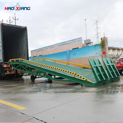 China 15 Tons Mobile Dock Ramp Warehouse Portable Truck Loading Ramp for sale