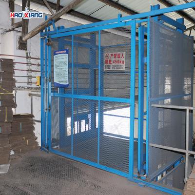 China External Hydraulic Freight Elevator 7th Floor Factory Goods Lift for sale