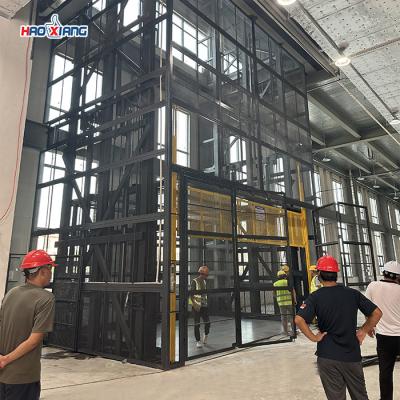 China 1-2 Floor 10m High Hydraulic Cargo Lift Transport Freight Lift Elevator for sale