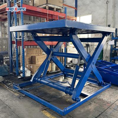 China Fixed Hydraulic Platform Lift 1 Ton Non Mobile Scissor Platform for sale