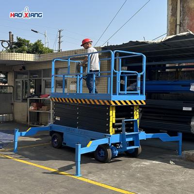 China Industrial Mobile Platform Lift 0.3T Portable Electric Scissor Lift for sale