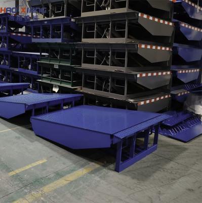 China Customizable Work Platform Hydraulic Loading Dock Ramp With 5mm Non-Slip Diamond Mesh Te koop