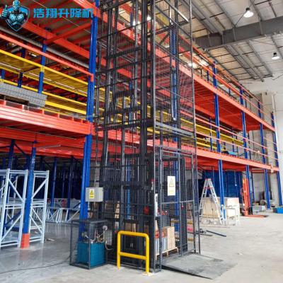 China 500kg-20000kg Hydraulic Cargo Lift Indoor Goods Lift For Warehouse for sale