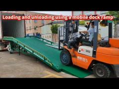 10m Orange Folding Ramp 8000kg Steel 2.2m Wide Safe & Sturdy