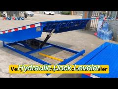 hydraulic loading yard ramp non-slip diamond mesh and precision steel pipe