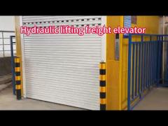 Hydraulic Direct Top Lift Elevator 10 Ton Capacity 18m Height Floor-to-Floor Goods Transport