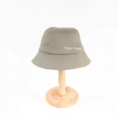 China Poly 100% Cotton Unisex Bucket Hat Organic Cotton Twill Fabric for sale