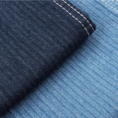 China Van het de Visgraatdenim van de 10,7 Onskeperstof van het de Stoffenoa Garen Donkerblauwe het Denim van Tencel Te koop