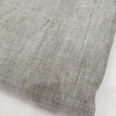 China Stretchy Plain Tencel Linen Fabric 84×56 190gsm Rayon And Linen Blend Fabric for sale