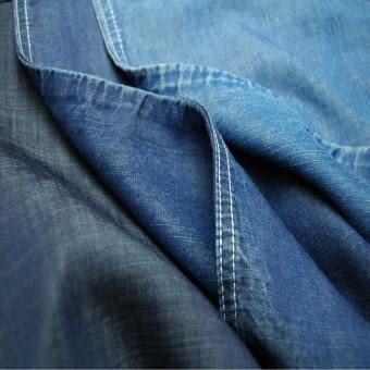 China Soft Denim Tencel Lyocell Fabric 78% Cotton 20% Tencel 2% Spandex for sale