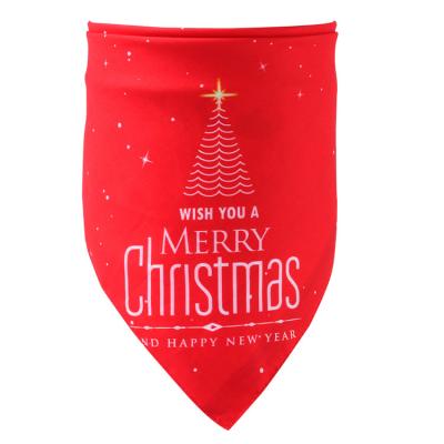 China Sustainable Christmas Dog Bandana Triangle Bibs Bandana For Cats for sale