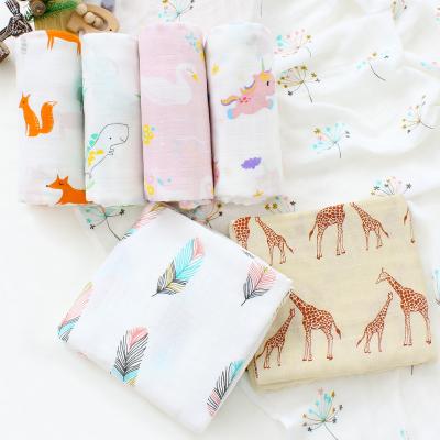 China Breathable Cotton Newborn Bamboo Blanket Summer Muslin Rainbow Infant Baby Wrap Muslin Blanket With Tassel Baby Bamboo Sleeping Bag for sale