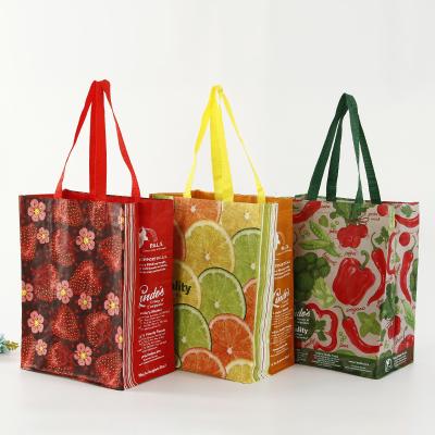 China High Quality Reusable Handled Burgundy Shopping Bag Supermarket Reusable Bag for sale