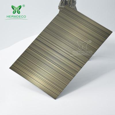 China Decoration & Manufacture 0.25-3.0mm Bis Certified Hairline Cold Rolled Stainless Steel Plate Stainless Steel Sheet for sale