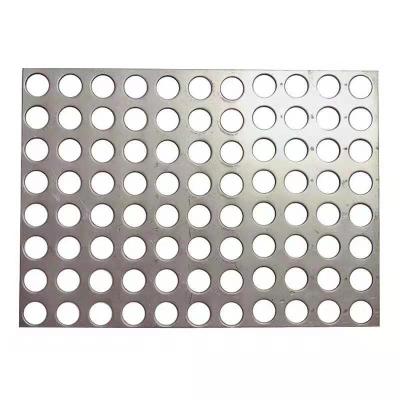 China Decoration ASTM 304 Diamond Hole Perforated Sheets Stainless Steel Plate For Shopping Malls Shelf for sale