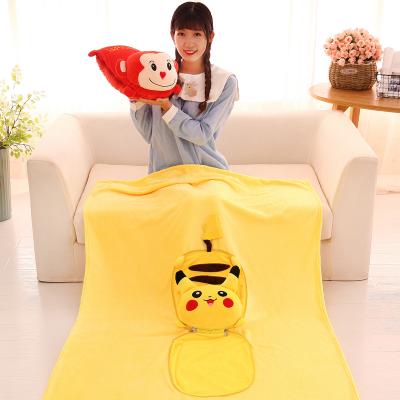 China PORTABLE Customization New Toy Cartoon Pillow Blanket Children's Pillow Air Conditioning Comforter Plush Doll Multifunctional Pillow for sale