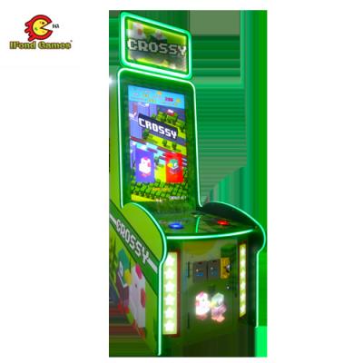 China wooden indoor board game supplier road arcade redemption games crossy arcade machine for sale