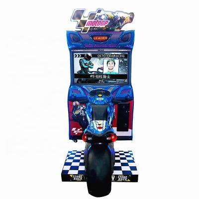 中国 Metal+acrylic+plastic Motorcycle Gp Simulator Arcade Motor Car Racing Video Coin Operated Game Machine For Sale 販売のため