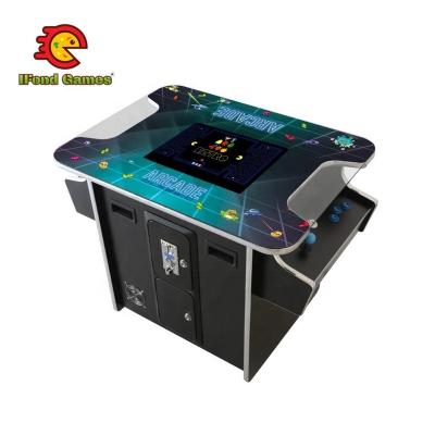 중국 Wholesale FRP+Steel Retro Cocktail Arcade Coin Operated Cash Box Sit Down Coffee Table Cocktail Game Machine 판매용