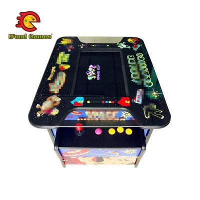 China FRP+Steel 2 Player Cocktail Table Mini Video Arcade Fighting Indoor Amusement Game Machine for sale