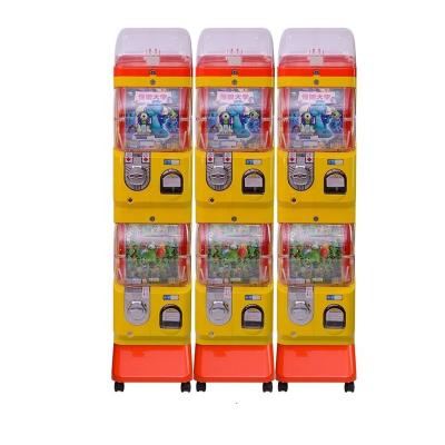 China Wood+acrylic Coin Capsule Toy Gashapon Prize Gift Vending Symbolic Powered Game Machine for sale