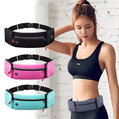 China Fanny Pack Outdoor Multifunctional Sports Fitness Water Bottle Waist Bag Waist Bag Belt Pouch Water Proof Professional Marathon Mobile Phone for sale