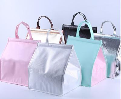 China Eco - Friendly Nonwoven Lunch Tote Bag With Handle for sale