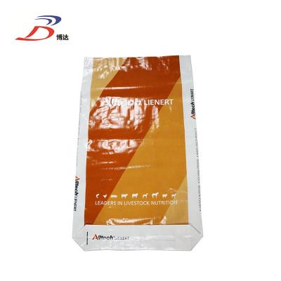 China Wholesale Custom Printed Recyclable China Fertilizer Bag Feed Packaging Poly Woven Bag for sale