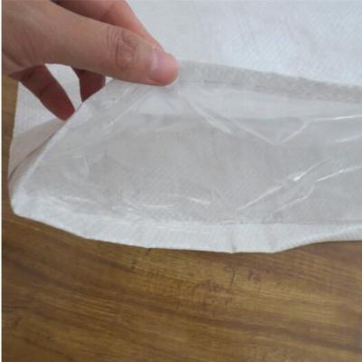 China Moisture Proof White Plastic Packing Raw Material Bag / PP Woven Bag Polypropylene for sale