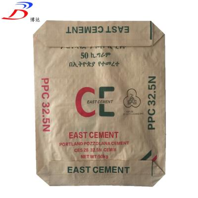 China 25kg /50kg Recyclable Wholesale Cement Bags Specifications Ad Star Bags Manufacturer for sale