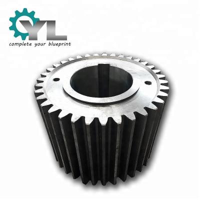 China Factory Cement Plant Ball Mill 42CrMo Sprocket Cast Mixer Rotary Grinding Gear for sale