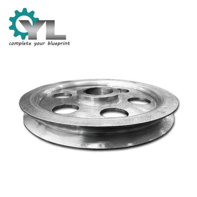 China China OEM Long Warranty Gs34crmo4 Durable Cast Steel Belt Pulley for sale