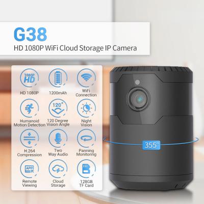 China Wifi IP Camera HD 1080P Wireless Indoor Camera Nightvision Motion Detection Two Way Audio Baby Monitor 2.6